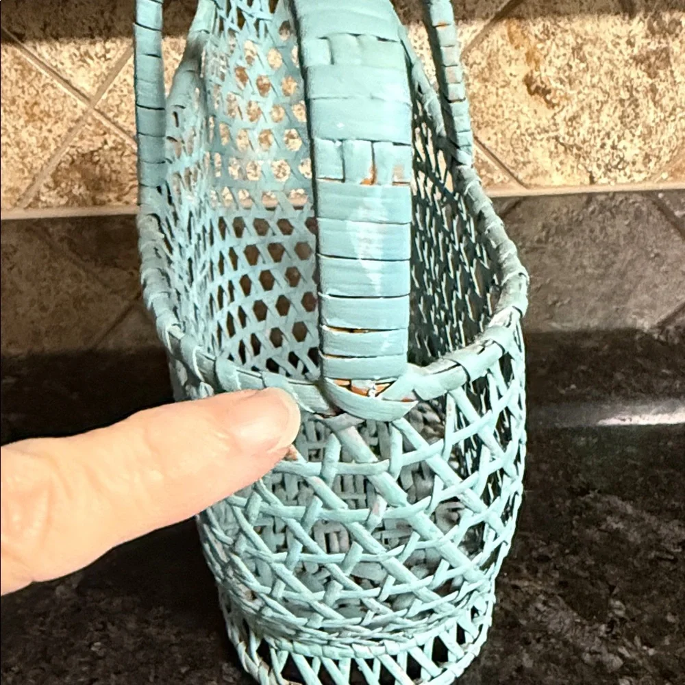 Woven Basket with Handle -